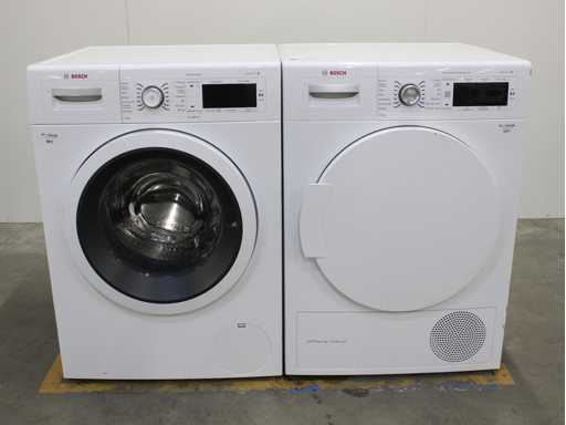 Bosch Serie|8 VarioPerfect Wasmachine & Bosch Serie|8 SelfCleaning Condenser Wasdroger