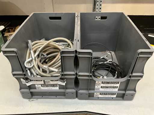 Lot de câble en acier