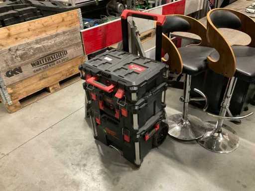 Milwaukee gereedschaptrolley met inhoud