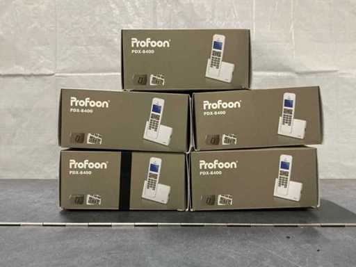 Profoon PDX-8400 Téléphone résidentiel (5x)