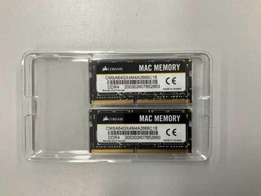 Corsair 32GB(2x 16GB) DDR4 Mac Memory CMSA64GX4M4A2666C18