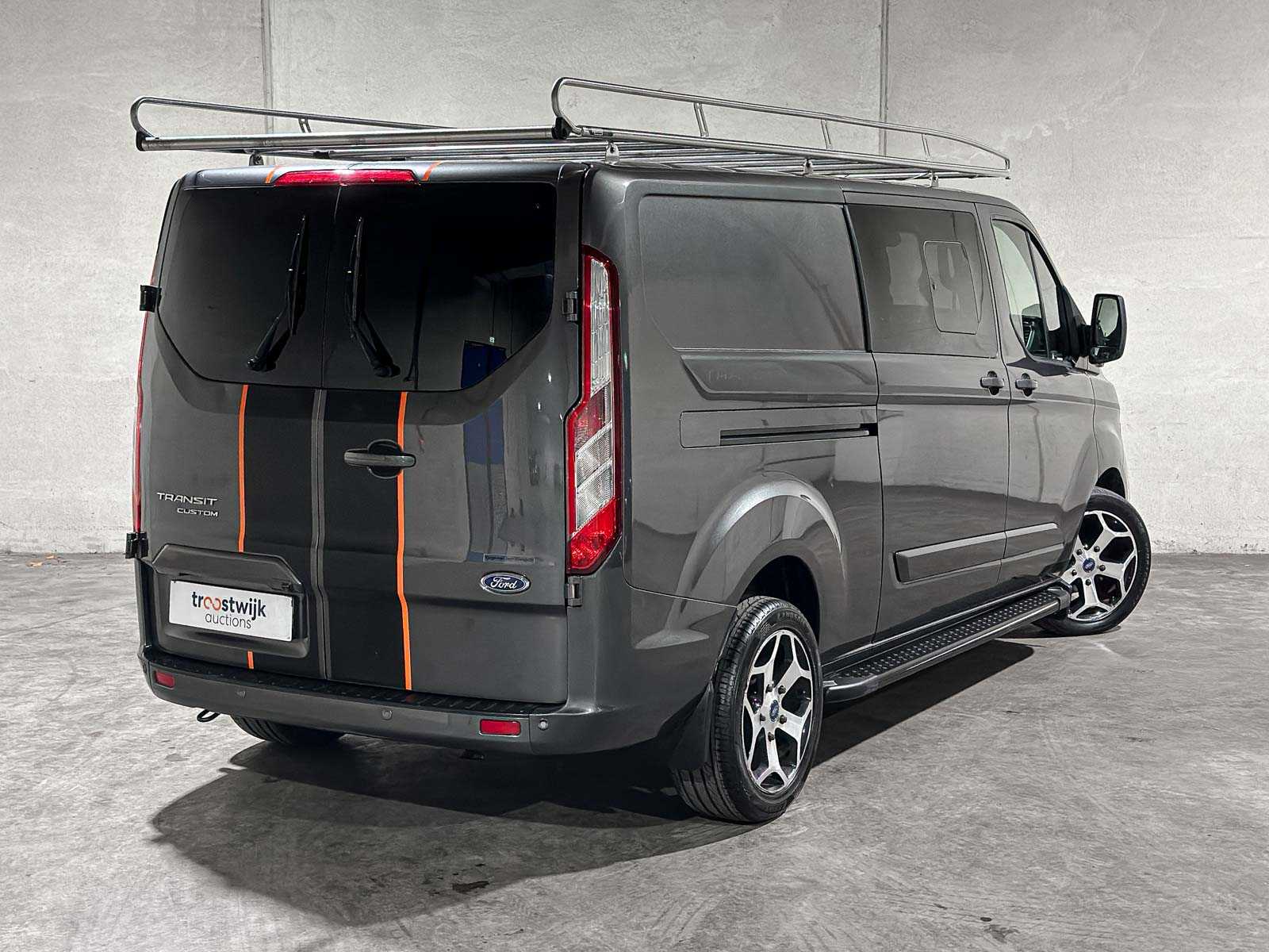 Ford Transit Custom 300 2.0 TDCI Dubbele Cabine Limited L2H1 168pk 2020 (Origineel-NL), VHD-70-G