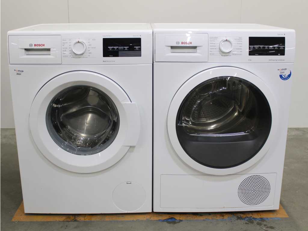 Bosch Series|6 EcoSIlence Drive Washer & Bosch Series|6 SelfCleaning Condenser Dryer