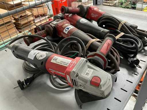 Milwaukee AGV 13-125 Haakse slijpmachine (4x)