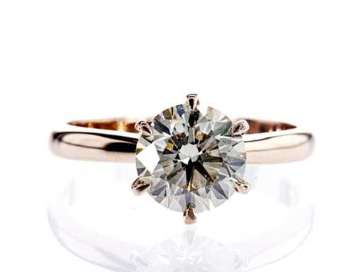 Wunderschöner Luxus-Solitärring Natürlicher Diamant 2,08 Karat