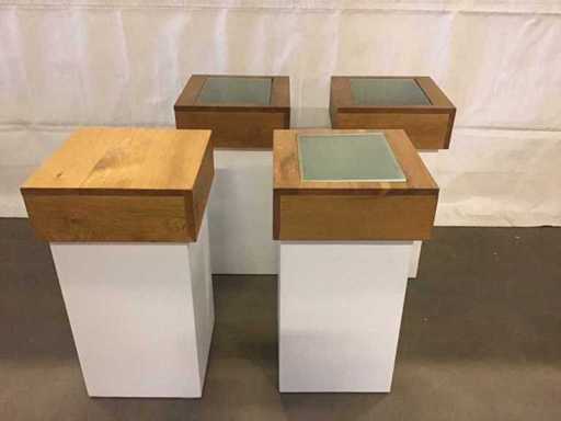 Colonne pour la plante (4x)