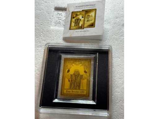 5000 Francs Papst Benedikt XVI 1/200oz 999 Feingold