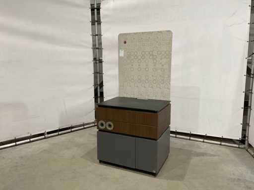 Armoire mobile pour machine à café