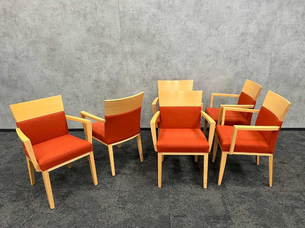 Montbel Logica - dining/canteen chair - italian design (6x)
