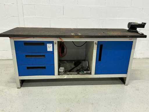 Holen Werkbank met inhoud