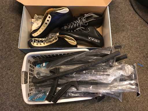 Schaatsbeschermers en schoenen