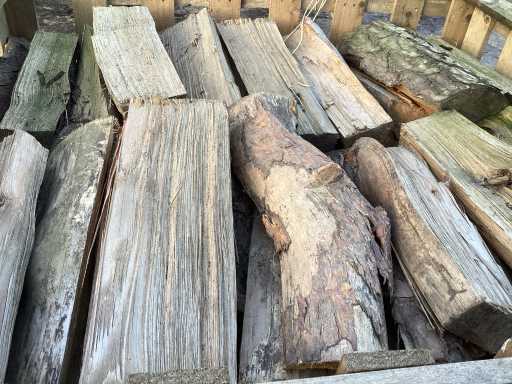 Gemengd hout - Gekloven (x5)