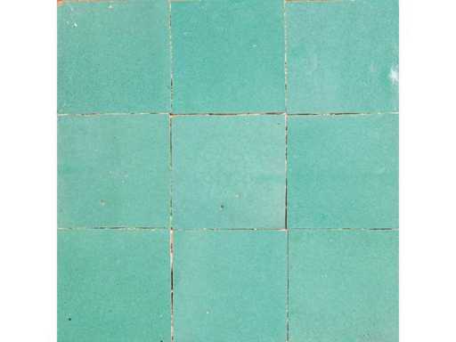 Zellije Glazed Light Green 10x10 cm - Wall tile 10m²