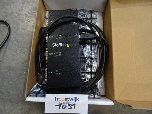 Startech - ICUSB2324I - Hub adaptador serial