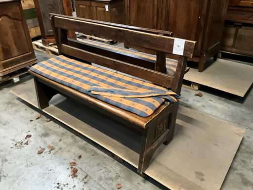 Antieke houten Bankstel (2x)