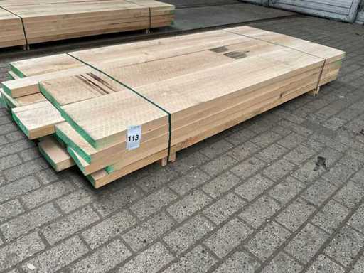 Europees Eiken voorgeschaafd op 45 mm ca. 0,5 m³ 