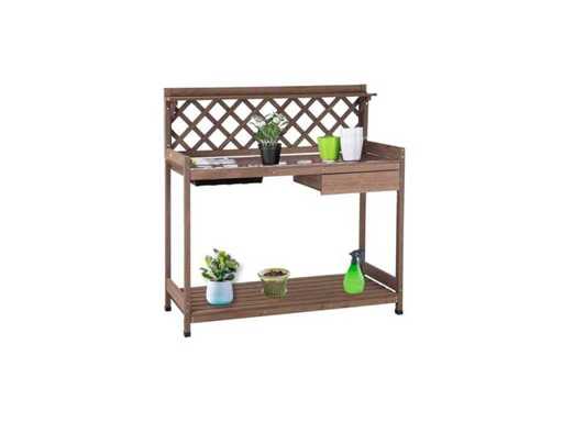MaxxGarden 21569 Potting table - plant table - garden work table 110x50x114cm