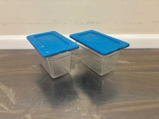 Carlisle - GN 1/9-100 - Kunststof gastronormbak met deksel (24x)