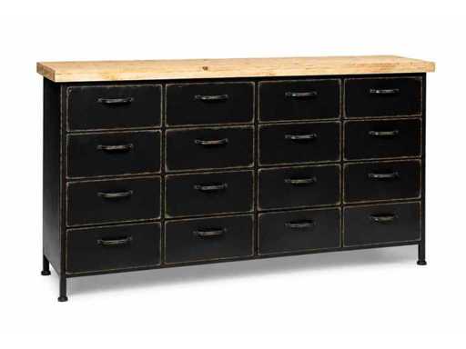 Rootsmann Buffboard 16 cassetti con piano leggero