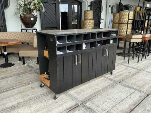 3000B Küchenwagen 184x74x119 cm
