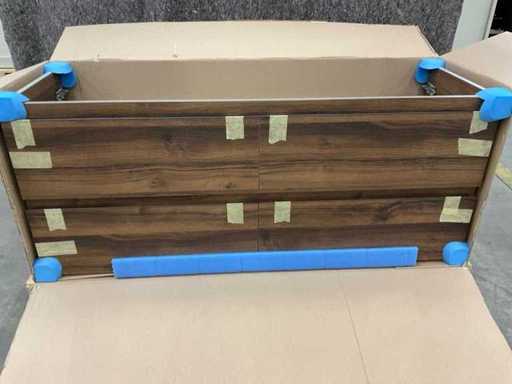 Sanijura Halo XL 140cm Washbasin cabinet