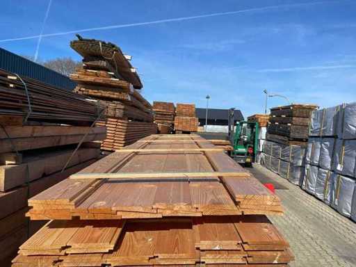 Douglas Rebate/Rabait pour bois à colombages 5000-6000x190x18mm (16x)