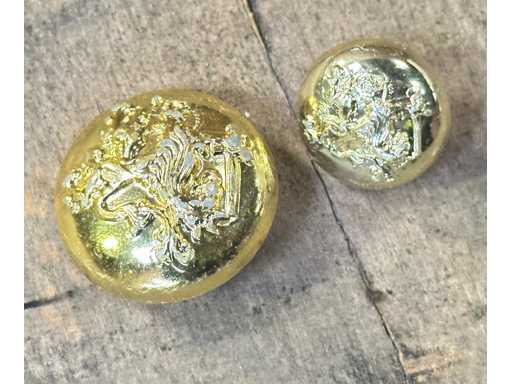 Batch of uniform buttons