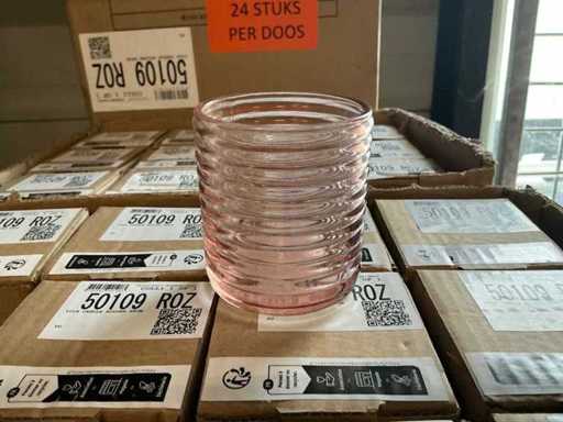 Lot Coco Maison Lola Candle Holder H8cm pink (334x)