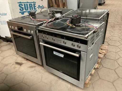 3x Bosch, 1x Siemens Hob mit Ofen (4x)