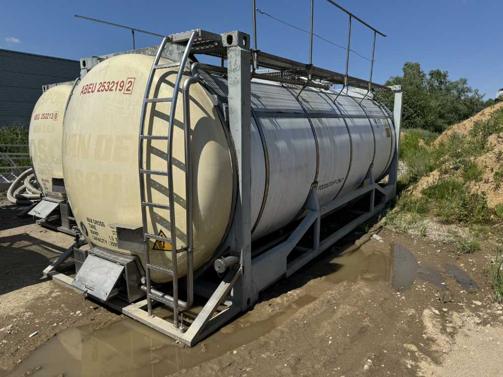 Contenitore cisterna da 20 piedi 25.000 litri
