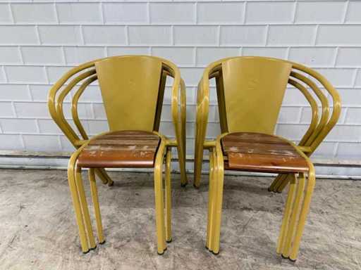 Arcalo - Steel stackable Patio Chair (6x)