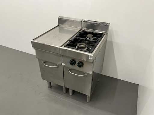 Modular - Aragaz pe gaz cu 2 arzători și unitate neutră