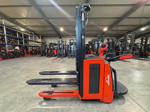 2018 Service + UVV 09/2026 Linde L14AP 1.400kg Pallet Truck Ant Initial Lift Scale
