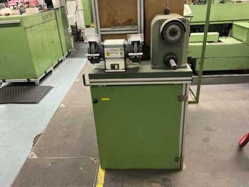 Graver-slijpmachine en bankslijpmachine (2x)