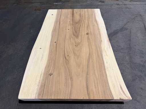 Suar boomstam tafelblad 120 cm.