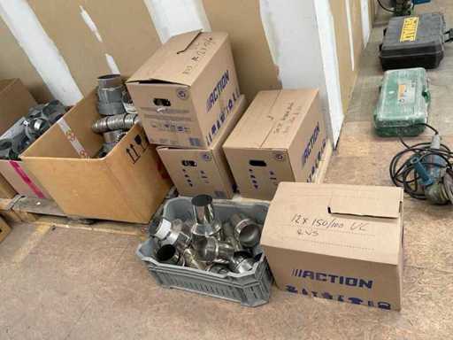 Reducere și conectori pentru țevi de coș de fum din oțel inoxidabil