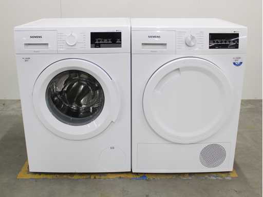 Siemens iQ500 iSensoric aquaStop iQdrive Washing Machine & Siemens iQ500 iSensoric selfCleaning Condenser Tumble Dryer