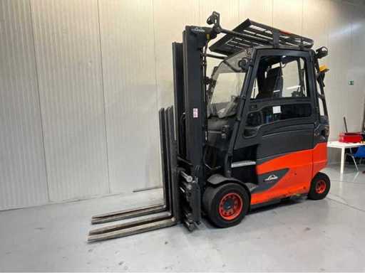 Linde E45HL-01/600 Forklift Triplex - Fork Positioner - Freelift - Sideshift- year of manufacture 2019