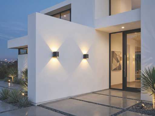 7W LED Wandlamp duo licht verstelbaar waterdicht(80x)