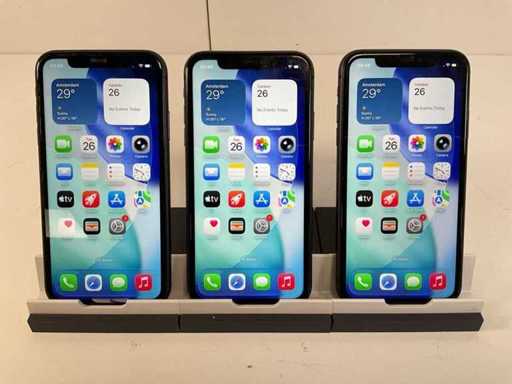 Apple iPhone 11 - 64 GB - Black (3x)
