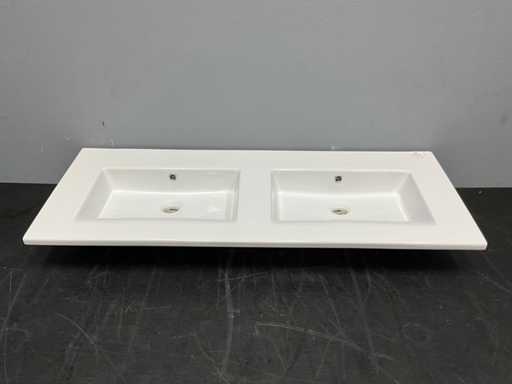 Primabad - WM1200 DZK0-112 - Porzellanwaschbecken 122 x 48 cm