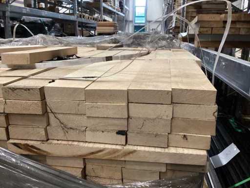 Maple European hard planed / boards edged on 4 sides / 0.4m long / width board 8cm / thickness board 30mm / dry air-dried