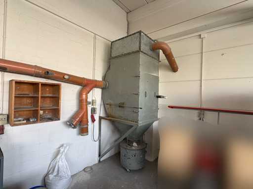 Filterunit met leidingsysteem Filterafzuigsysteem