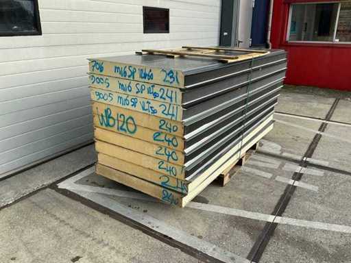 SAB-Profil - WB 120 - Sandwich-Paneele (9x) 20,7 m²