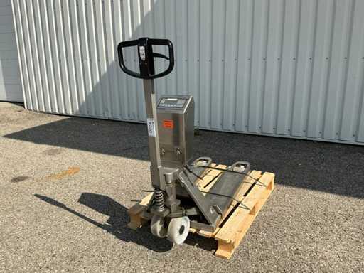 Transpalet manual hidraulic cu cântar