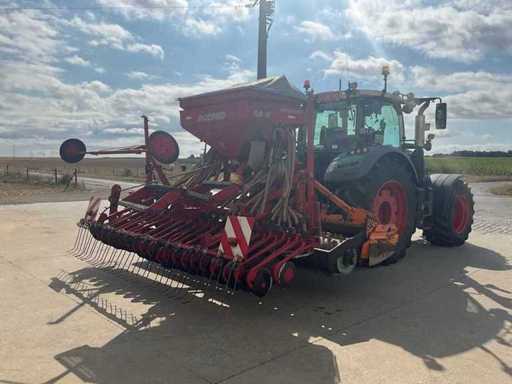 2000 Accord / Falc DA-S pneumatische + roterende Harrow zaaimachine