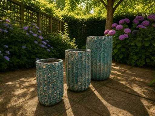 Flower pot (3x)