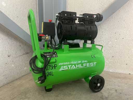 Stahlfest 24 liter Olievrije compressor