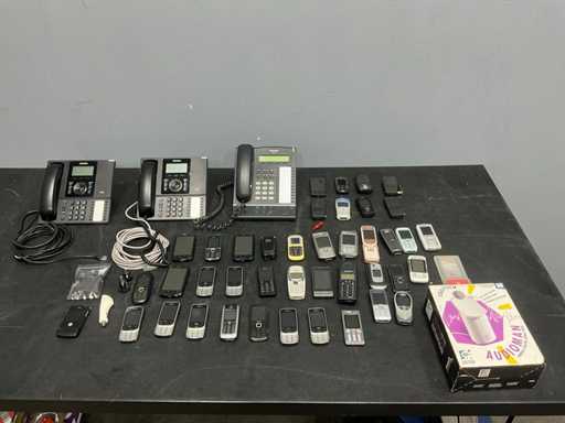 Divers téléphones et audio