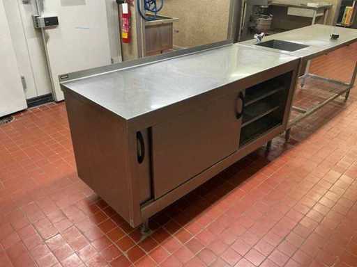 Roestvrijstalen kast